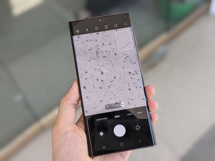 camera zoom 100x trên s22 ultra mỹ