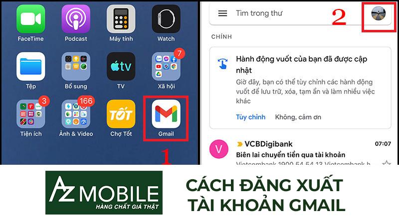 Cách đăng xuất Gmail trên điện thoại trong vài bước đơn giản