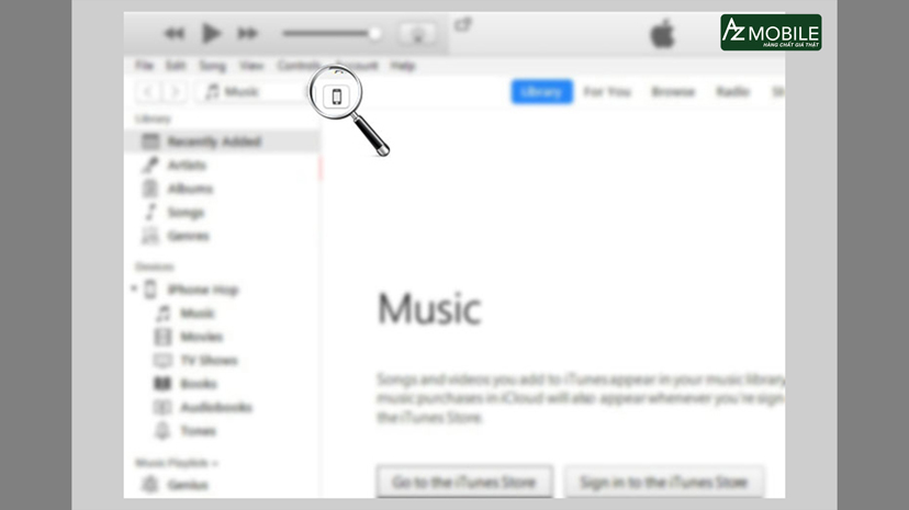 Bước 2 dùng iTunes để backup dữ liệu và phục hồi khi quên mật khẩu iPhone.jpg