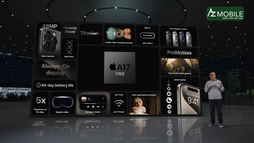 Chip Apple A17 Pro đỉnh cao mới về công nghệ