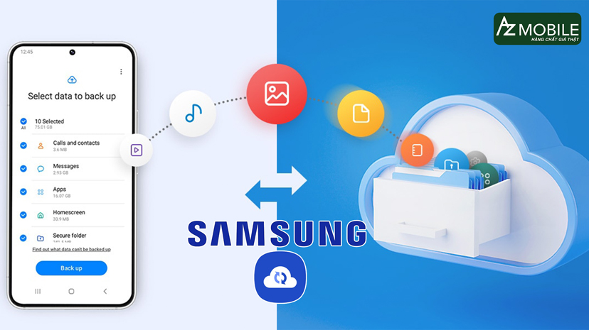 Sao lưu bằng Samsung Cloud