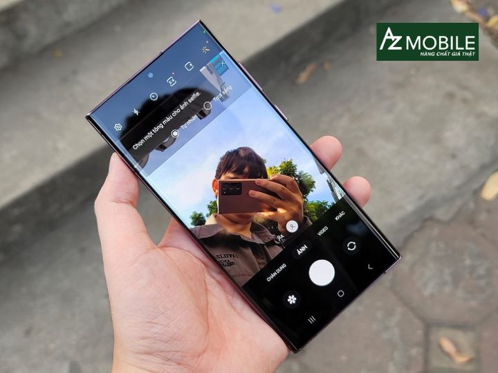 camera trước trên samsung s22 ultra mỹ tại azmobile
