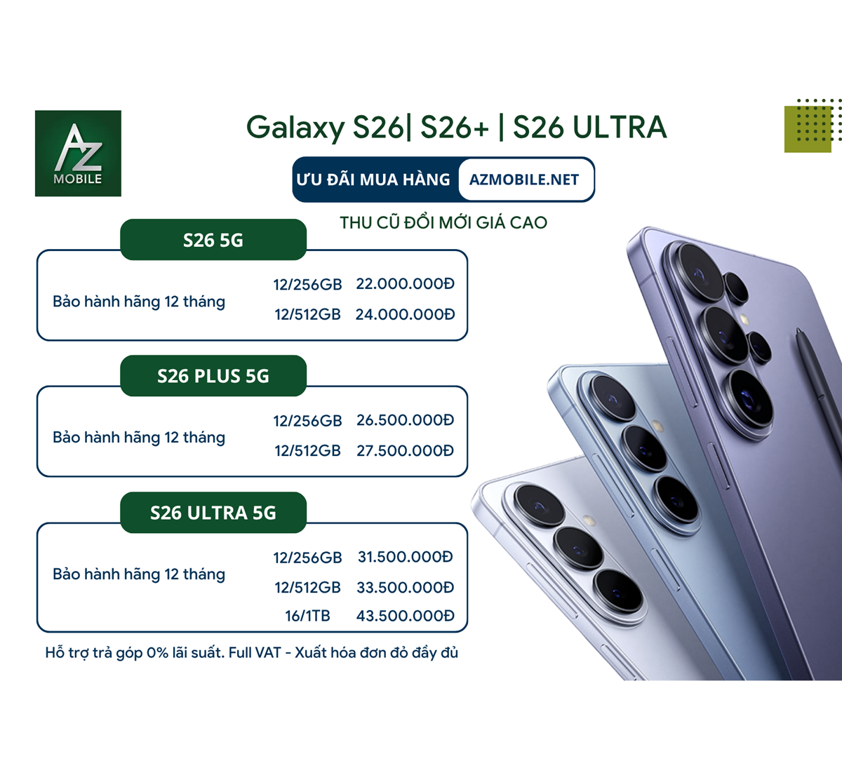 MUA NGAY S26| S26+ | S26 ULTRA 