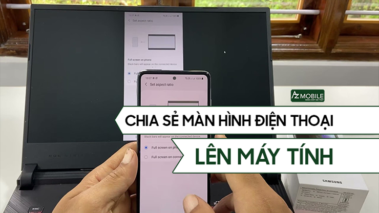 Hướng dẫn cách chiếu màn hình điện thoại lên máy tính