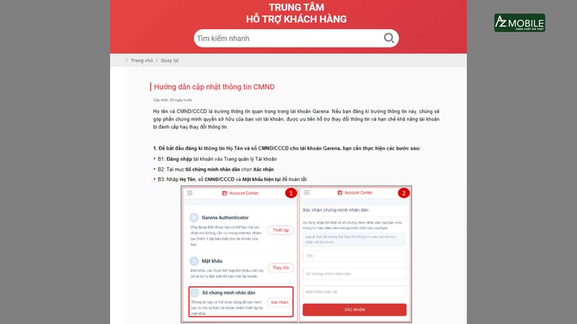 đổi mật khẩu tài khoản Garena bằng CCCD.jpg