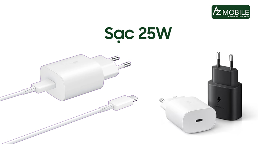 Sạc nhanh 25W có công suất sạc tối đa là 25W.jpg