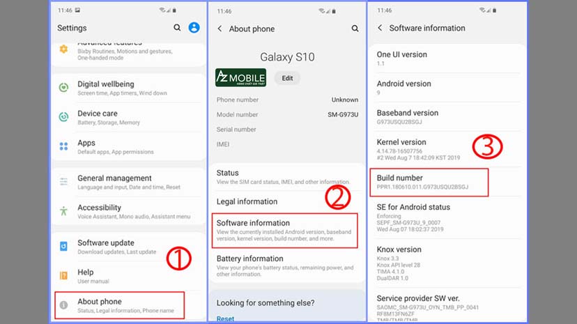 bật chế độ tùy chọn dành cho nhà phát triển trên điện thoại.jpg