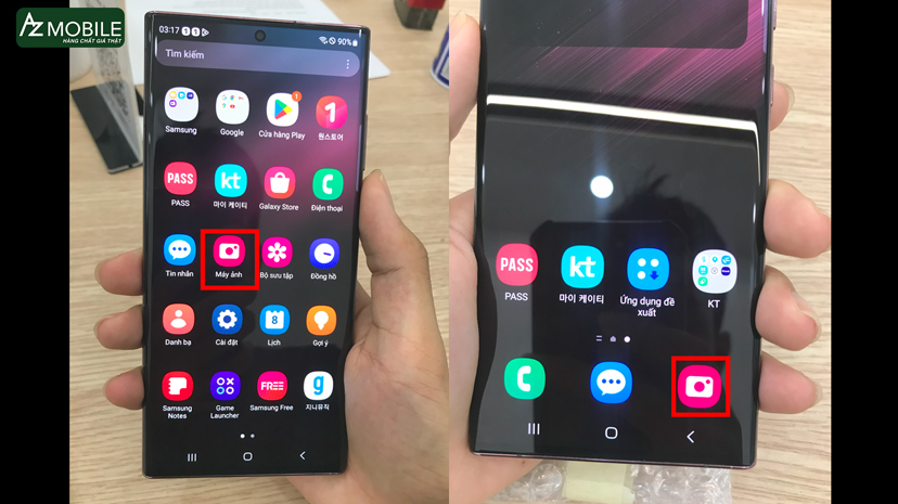 chọn ứng dụng máy ảnh trên điện thoại Samsung.jpg