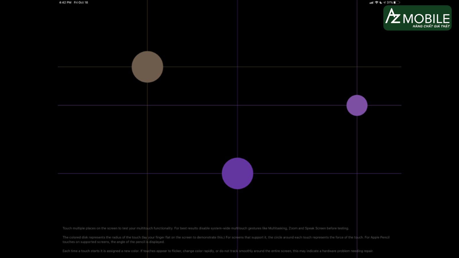 kiểm tra độ nhạy cảm ứng