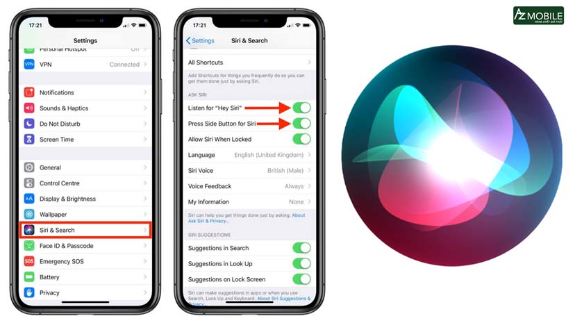 vô hiệu hóa tính năng Siri trên điện thoại iPhone.jpg