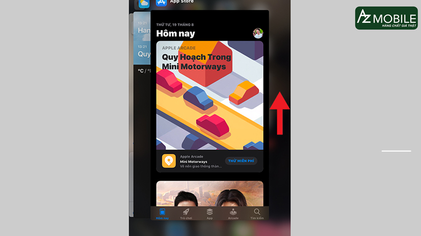 vuốt lên để tát ứng dụng chạy ngầm iPhone.jpg