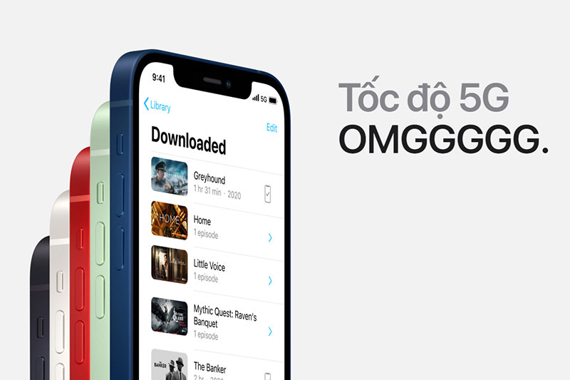 Kết nối 5G truyền tải dữ liệu nhanh chóng | iPhone 12 Kết nối 5G truyền tải dữ liệu nhanh chóng | iPhone 12