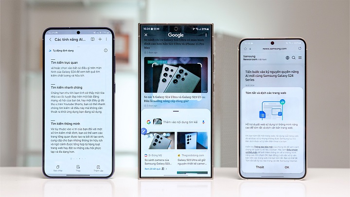 tính năng AI trên s24 series